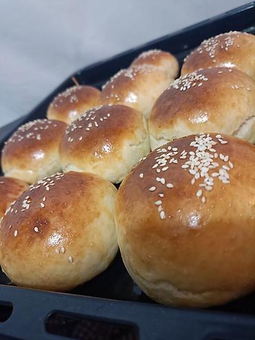 Qida məhsulları: Qiyməti; 1 ədədi—80 qəpik✨ 🧁 Ev üsulu, pambıq kimi yumşaq bulkalar! — 3