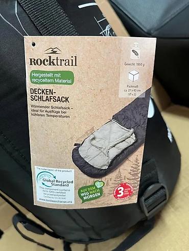 Oprema za kampovanje: Rocktrail vreća za spavanje – deka/mumija sa kompresionom/transportnom — 10