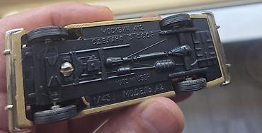 mosu: Moskviç 408 maket avtomobil – 1:43 miqyas - Model: Moskvich 408 sedan — 6