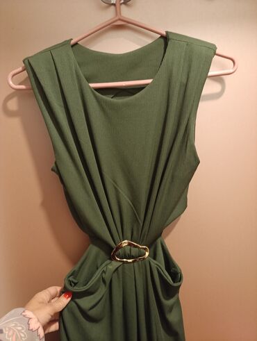 helanke od vestacke koze: One size, bоја - Zelena, Top (bez rukava)