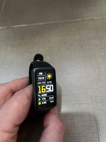 Smart saatlar: İşlənmiş, Smart saat, Huawei, Suya davamlı, rəng - Qara -da lalafo.az — 7 Smart saatlar: İşlənmiş, Smart saat, Huawei, Suya davamlı, rəng - Qara — 7