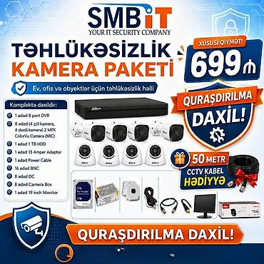 Təhlükəsizlik sistemləri | Müşahidə kameraları | Quraşdırılma, Zəmanət lalafo.az -da Təhlükəsizlik sistemləri | Müşahidə kameraları | Quraşdırılma, Zəmanət
