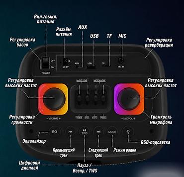 колонка для караоке: Портативная Bluetooth Караоке колонка Acike AK-101 с микрофоном — 4