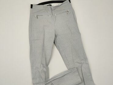białe t shirty dekolt v: Material trousers, Esmara, M (EU 38), condition - Good