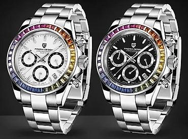 Ručni satovi: PAGANI DESIGN PD-1644 Sport - 40mm - RAINBOW - Rolex Daytona Potpuno — 4