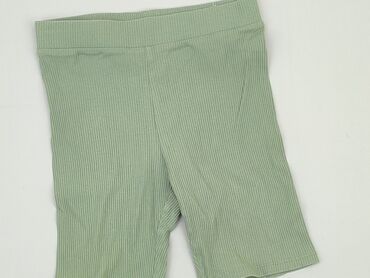 czarne eleganckie spodenki z wysokim stanem: Shorts, H&M, 11 years, 146, condition - Very good