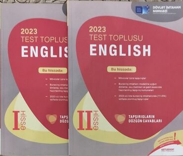 10 cu sinif informatika: Məhsul: 2023 Test Toplusu – English (DİM), I hissə və II hissə
