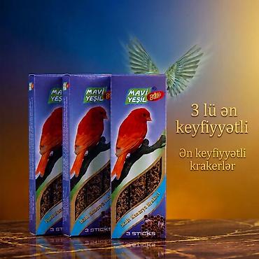 yem qabı: 1 paketdə 3 ədəd qiyməti 6 AZN 🔥 • Təbii dimdik baxımı: Quş toxumları — 1