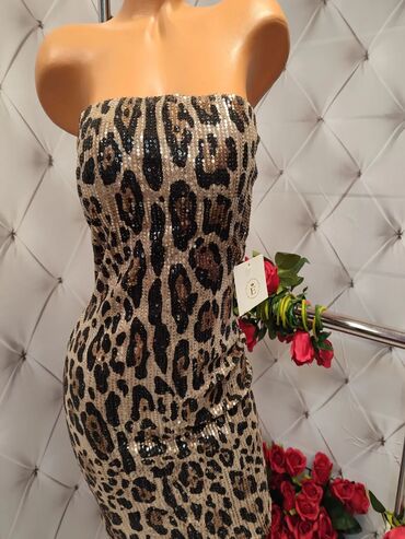 Haljine: 9Fashion Woman M, bоја - Zlatna, Koktel, klub, Dugih rukava — 11