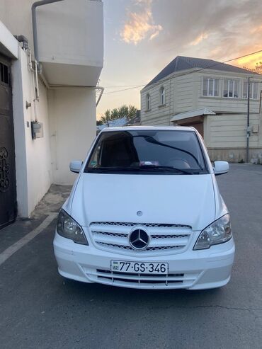 Mercedes-Benz: Mercedes-Benz Vito, ağ rəng, 7/8 yerlik miniven. Əsas xüsusiyyətlər — 3