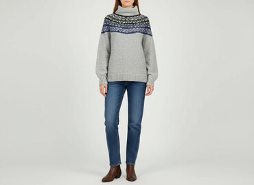 alpaka ubrania: Sweter damski, rozmiar One size