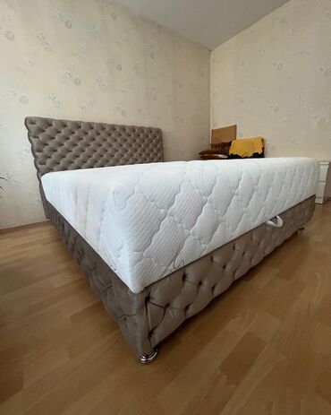 kreveti na zidu: Double bed, color - Grey