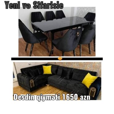 divan masası: Yeni, Künc divan, Qonaq otağı üçün