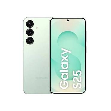 можна в рассрочку: Samsung Galaxy S25, Б/у, 256 ГБ, цвет - Голубой, 1 SIM, eSIM — 1