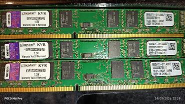 ram ddr 3 msi: Operativ yaddaş (RAM) Kingston, 4 GB, 1333 Mhz, DDR3, PC üçün, Yeni — 3