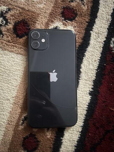 apple watch se цена бишкек: IPhone 11, Колдонулган, 128 ГБ, Jet Black, 72 %