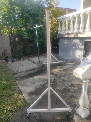 tablica kubikaze drveta: GELENDER ZA SUSENJE TEPIHA | Za sušenje tepiha na točkiće . Širina — 3