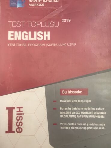 ingilis dili 1 ci hissə toplu pdf: İdeal vəziyyət ingilis dili toplu 2019 
İkisi birlikdə 10 manat