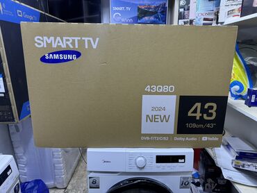 Телевизоры: Телевизор samsung 43Q80 smart Android tv с интернетом youtube, 110 см