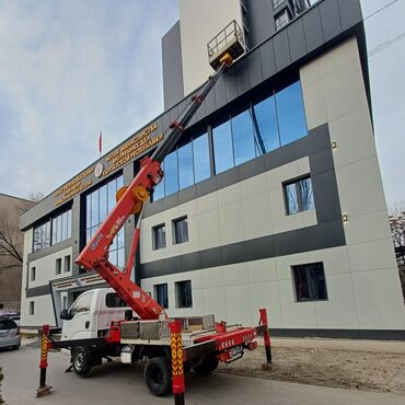Услуги автовышки: Автовышка телескопическая на шасси малотonnажного грузовика Описание — 3