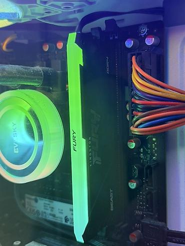 цветной принтер 3 в одном: Оперативная память Kingston FURY Beast Black RGB 16 ГБ, 3200 mhz — 2