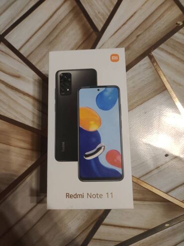 Xiaomi: Xiaomi Redmi Note 11, 64 GB, rəng - Göy, 
 Sensor, Barmaq izi, İki sim kartlı