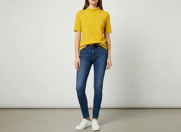 żółte bluzki reserved: Reserved, T-shirt damski, rozmiar S