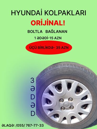 diski teker 14: İşlənmiş Kolpak Hyundai R 14