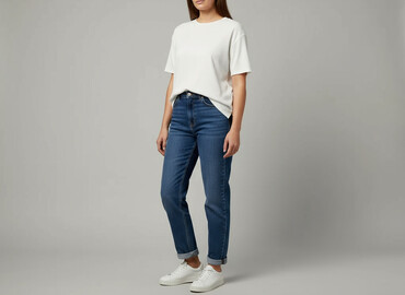 luźne t shirty damskie: T-shirt damski, rozmiar XL