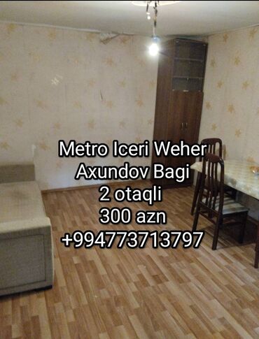 wirvan emlak.az: Weherin merkezi. Axundov bagina 5 deqiqe piyada, metro Iceri Wehere 15