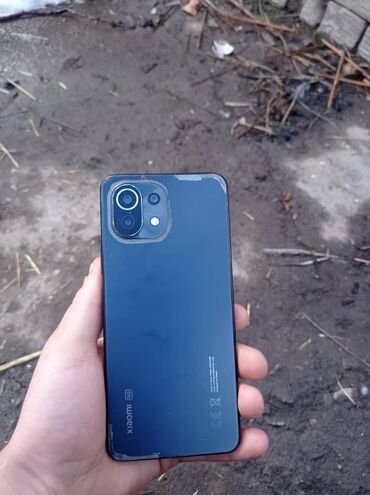 телефон с камерой: Xiaomi, Mi 11 Lite, Б/у, 128 ГБ, цвет - Черный, 2 SIM