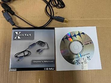 Druga oprema za računare i laptopove: E-MU Xmidi 1x1 – USB na MIDI interfejs kabl Opis: - Kompaktan — 5