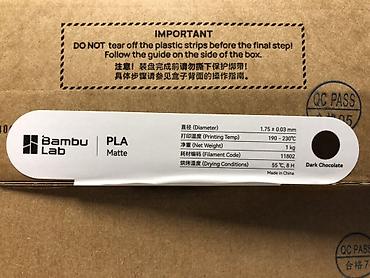 3D Qələmlər: Bambu Lab PLA filamentləri – 3D çap üçün Variantlar: - PLA Basic – — 7