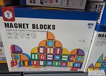 maltezer toy: Magnetne kocke za igru – 100 delova Visokokvalitetne 3D magnetne kocke — 1