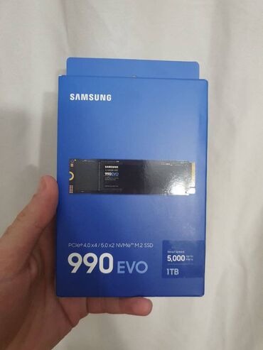 SSD diskləri: Daxili SSD disk Samsung, 1 TB, M.2, Yeni