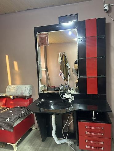 Salon, tibbi mebel dəsti: Salam bərbər mebeli problemsiz vəziyyətdədi az istifadə olunub binə — 1