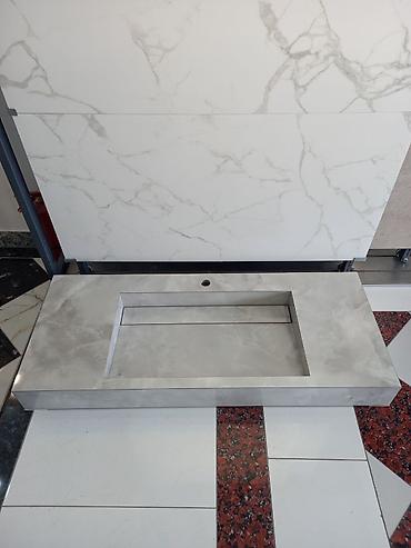 Раковины для ванной: Раковина для ванной, Особенности: Под камень, Материал: Искусственный камень — 7