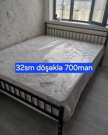Çarpayılar: Yeni, İkinəfərlik çarpayı, Bazasız, Matras ilə, Siyirməsiz, Azərbaycan — 3