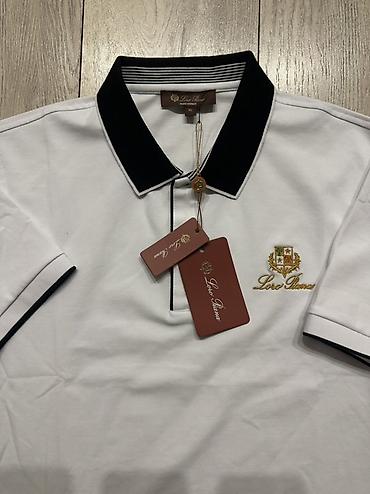 Футболки: Мужская футболка, XL, Loro Piana, Новый, цвет - Белый — 2