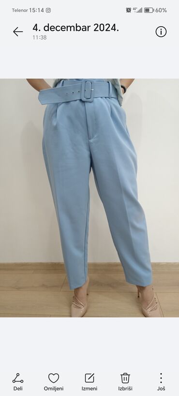 elegantne tunike za punije dame: L (EU 40), High rise, Straight