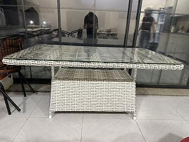mebel sifarisi: İşlənmiş, 2 kreslo, Divan, Həsir toxunuşlu — 3