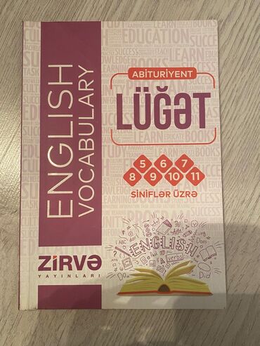 ədəbiyyat zirvə: English vocabulary Zirvə yayınları 2020