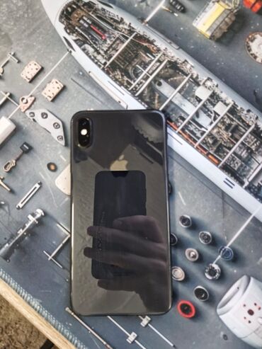 экран айфон xs: IPhone Xs Max, Б/у, 64 ГБ, Space Gray, Зарядное устройство, Коробка, Защитное стекло, 79 %