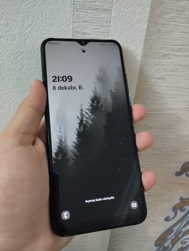 samsung mobil: Samsung Galaxy A03, 64 GB, rəng - Qara, Sensor, Face ID