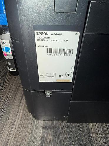 hp c4283: Струйный принтер Epson WorkForce WF‑7015 с подключенной системой — 8