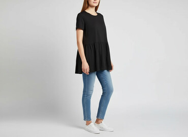 zara bluzki z krótkim rękawem: Zara, Tunika damska, rozmiar S