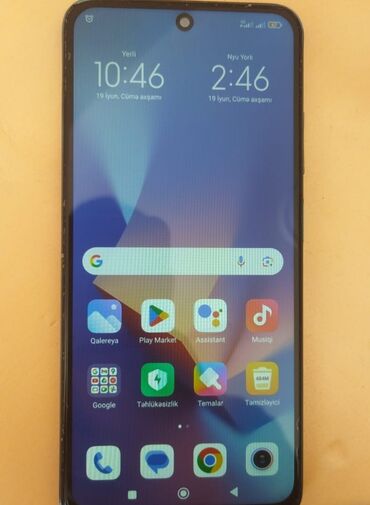 airdots mi: Xiaomi Mi Note 10, 64 GB, rəng - Göy, 
 Barmaq izi