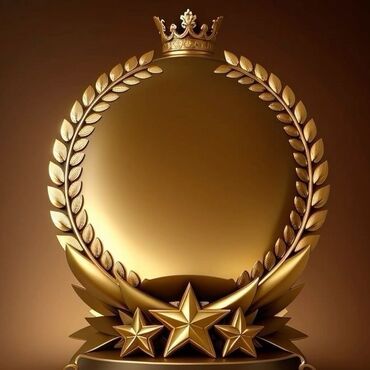 Спортивная форма: Dəyirmi formalı qızılı rəngli mükafat emblemi. Emblemin üst hissəsində