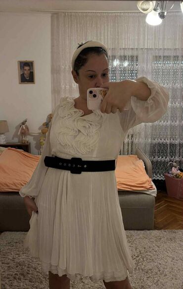 Haljine: XL, bоја - Bela, Koktel, klub, Dugih rukava na lalafo.rs — 4 Haljine: XL, bоја - Bela, Koktel, klub, Dugih rukava — 4