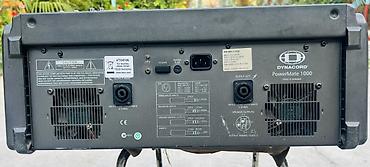 diplomat çanta: Dynacord PowerMate 1000 – gücləndiricili professional mikser - Alman — 3